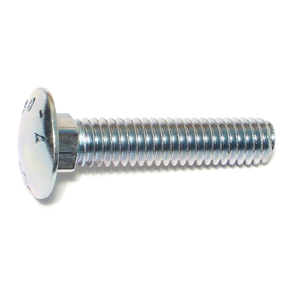 Midwest Fastener 5/16"-18 x 1-1/2" Zinc Plated Grade 2 / A307 Steel Coarse Thread Carriage Bolts 100PK 01074 - main